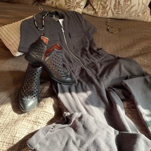 David Lerner zip front jumper
